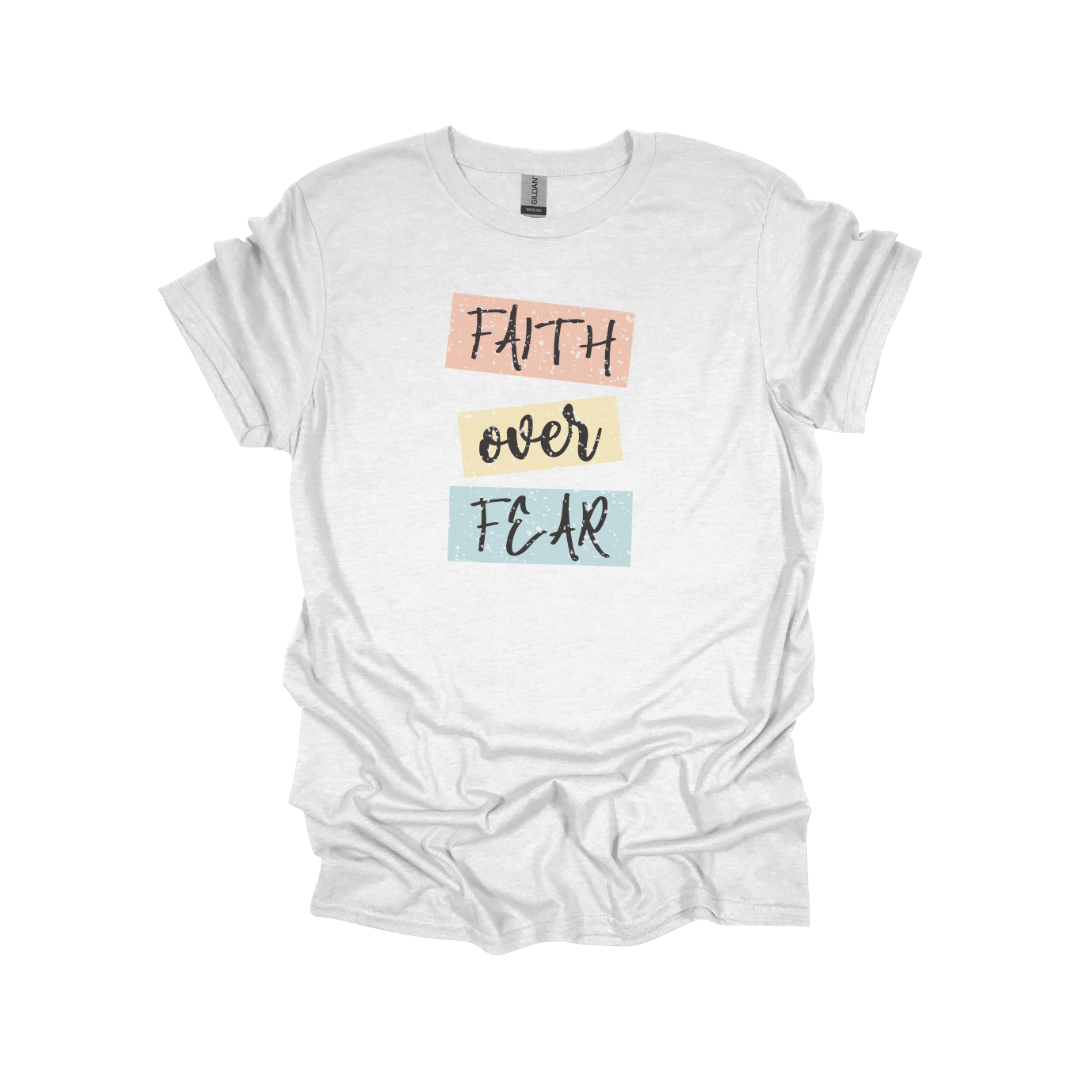 Faith Over Fear Vintage Graphic Tee