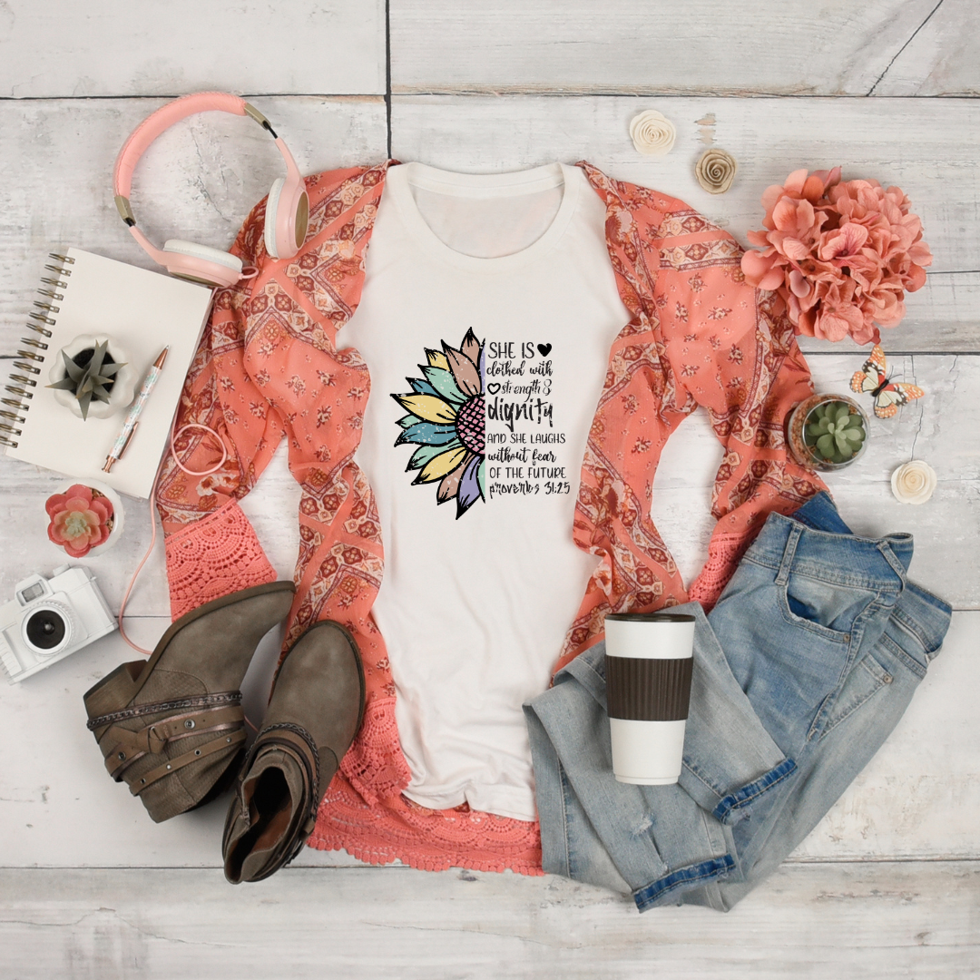 Proverbs 31:25 Graphic Tee