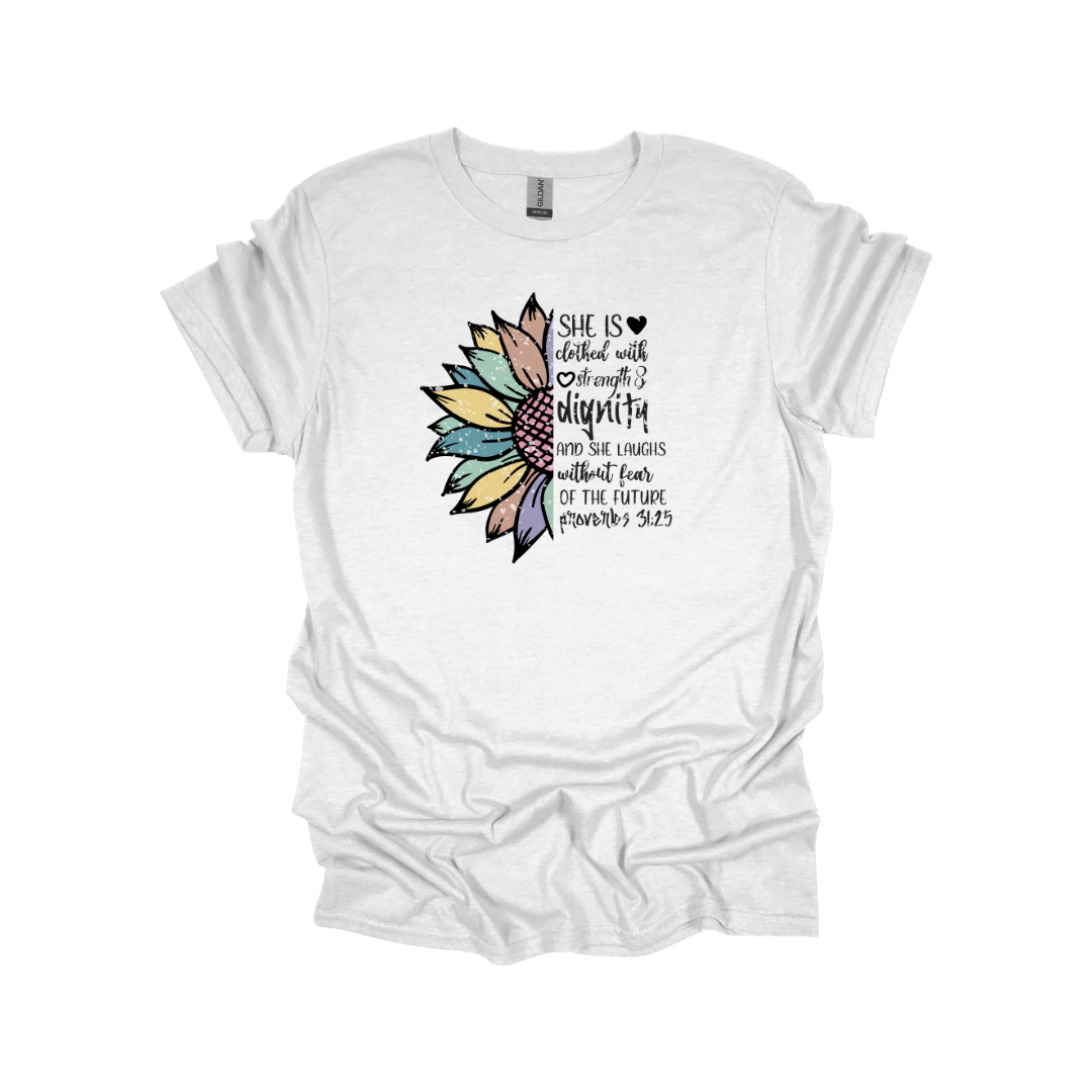 Proverbs 31:25 Graphic Tee