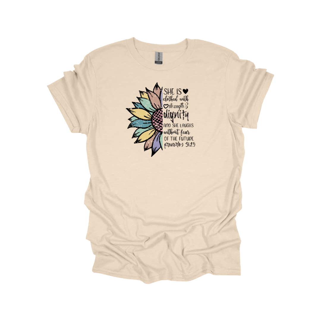 Proverbs 31:25 Graphic Tee