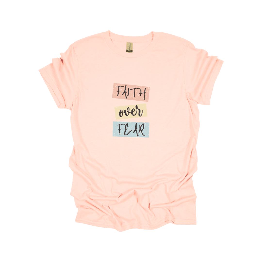 Faith Over Fear Vintage Graphic Tee