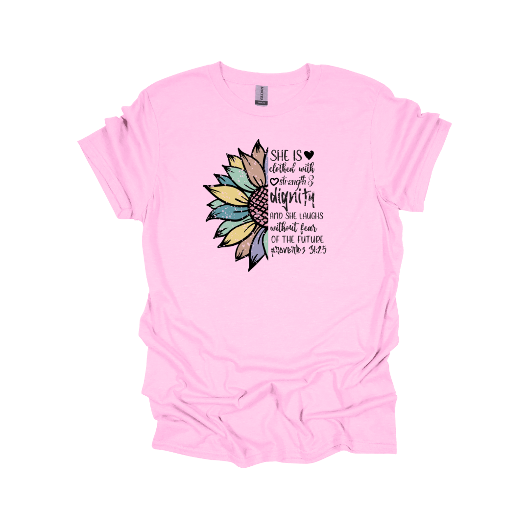 Proverbs 31:25 Graphic Tee