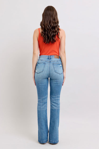 Judy Blue I'm So Flattered High Waist Tummy Control Slim Bootcut Jeans