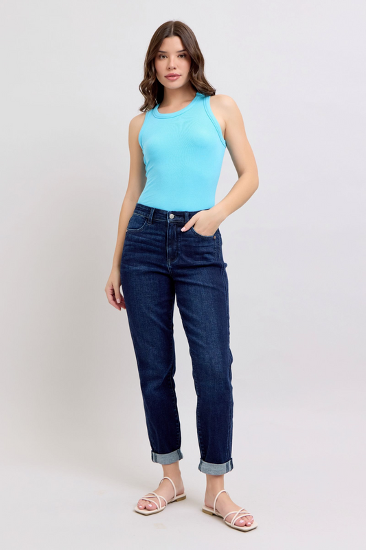 Judy Blue Scenic Drives High Waist Boyfriend Jeans