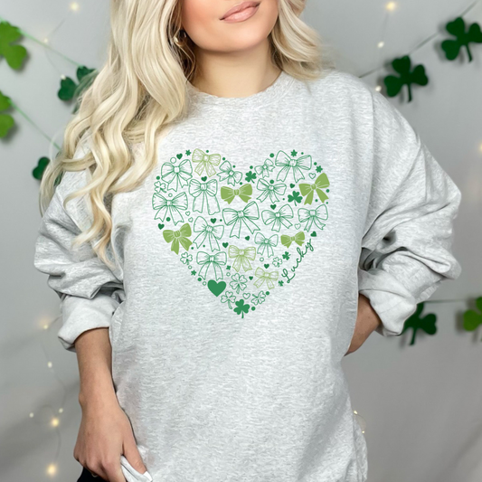 Heart & Bows Graphic Crew