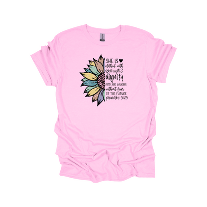 Proverbs 31:25 Graphic Tee