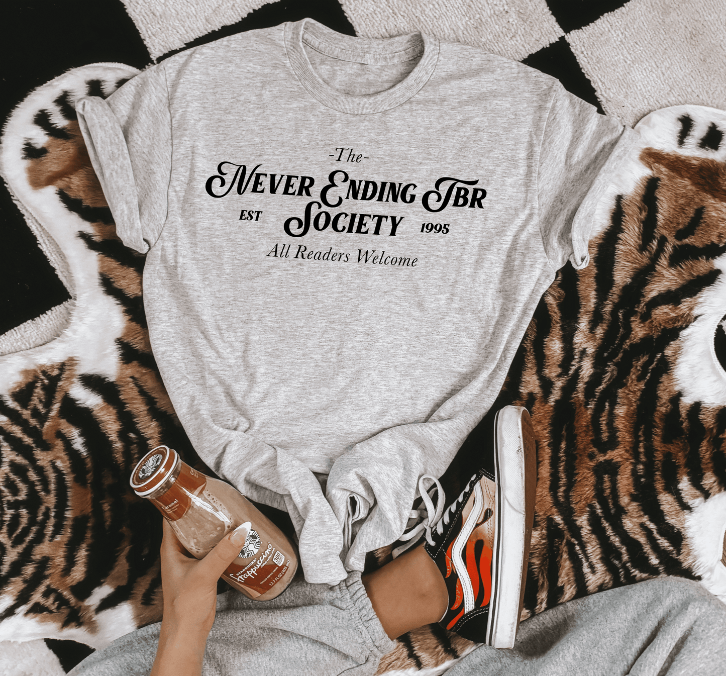 The Never Ending TBR Graphic tee