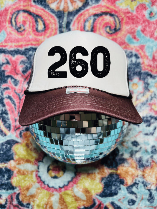 Custom Area Code trucker hat