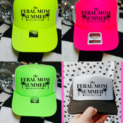 Feral Moms Summer Trucker Hat- 4 colors