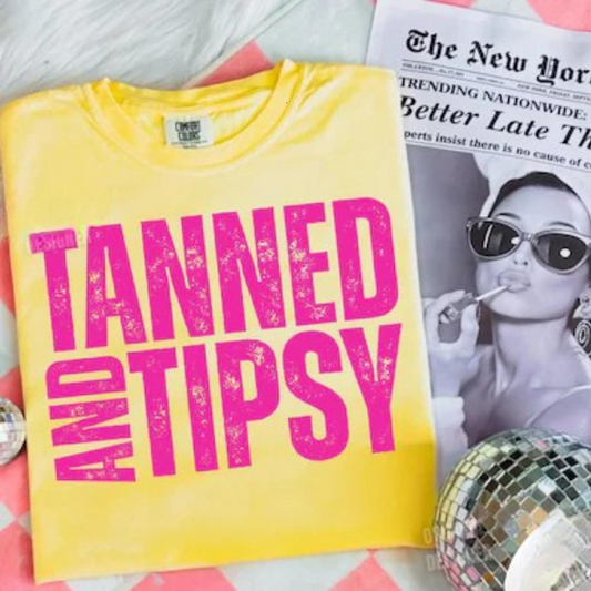 Tanned and tipsy