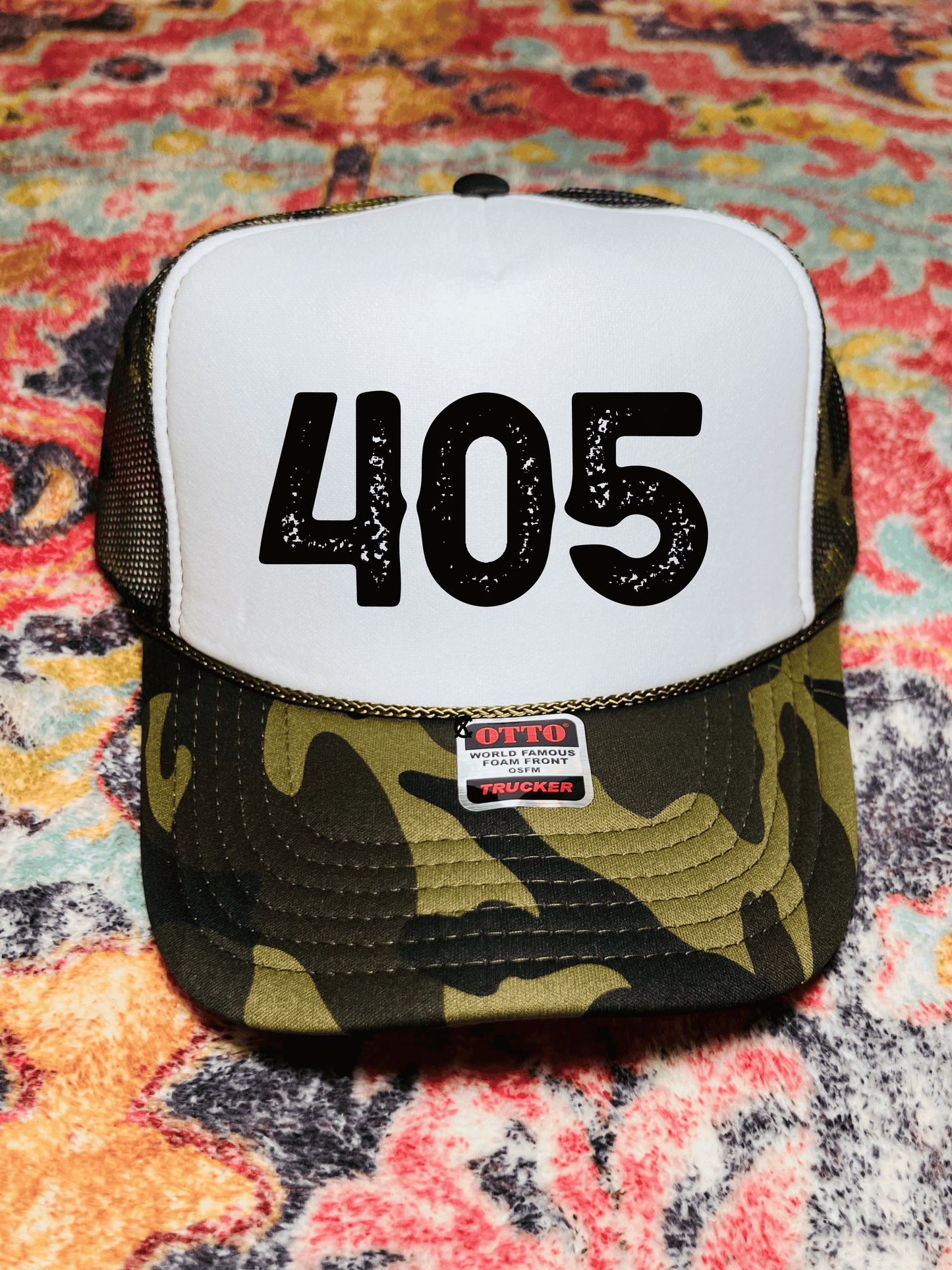 Custom Area Code trucker hat