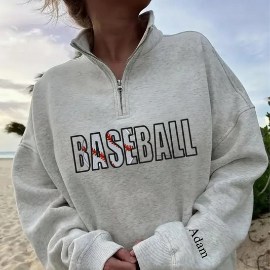 Sports quart zip sweatshirts