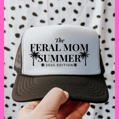 Feral Moms Summer Trucker Hat- 4 colors
