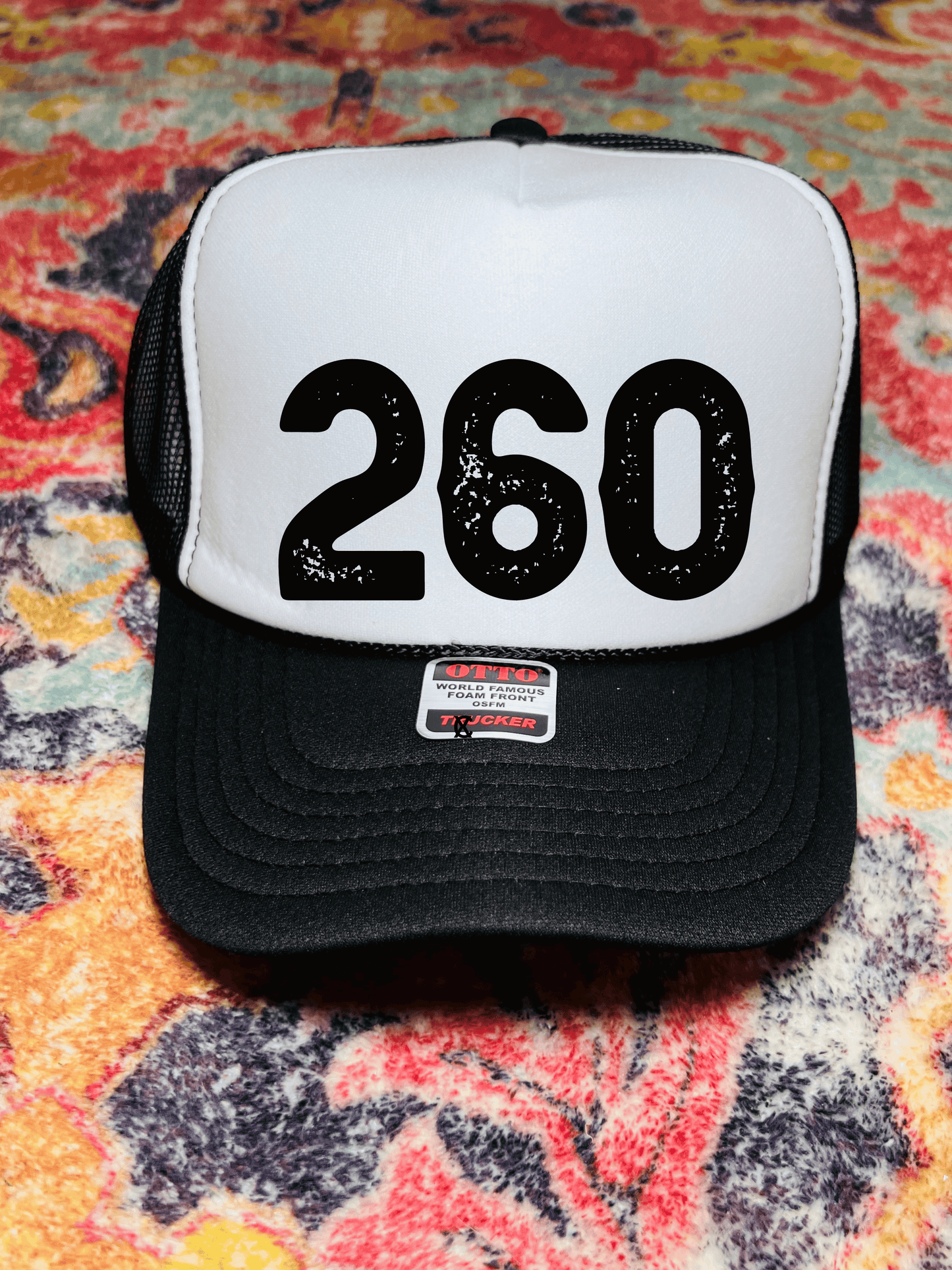 Custom Area Code trucker hat