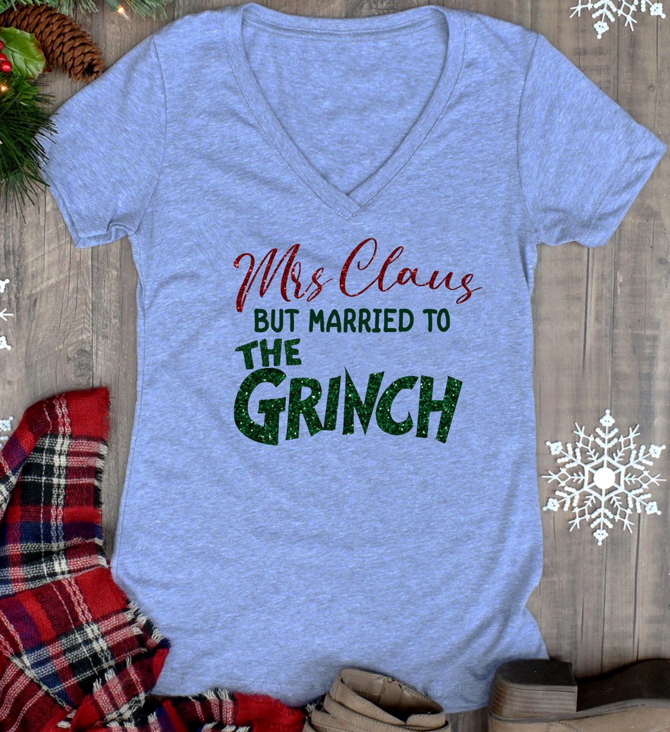 Mr.Claus BUT MARRIED TO THE GRINCH